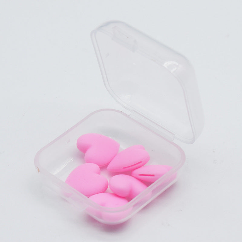 Heart-Shaped Silicone Keychain Holders Kalsten