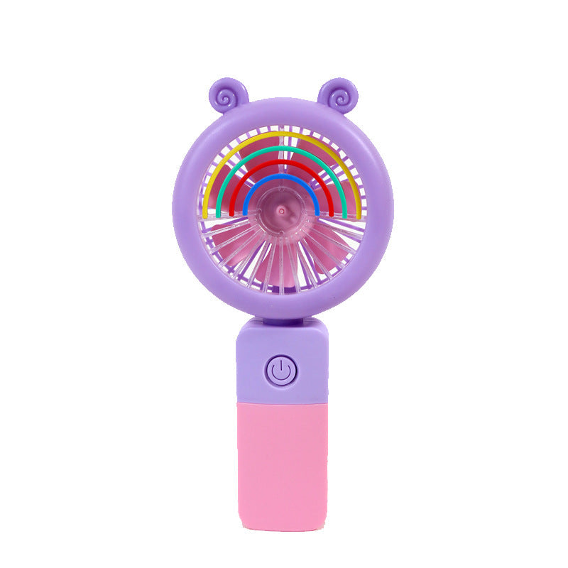 Unisex Portable Hand Fan with Colorful LED Light Effects Kalsten