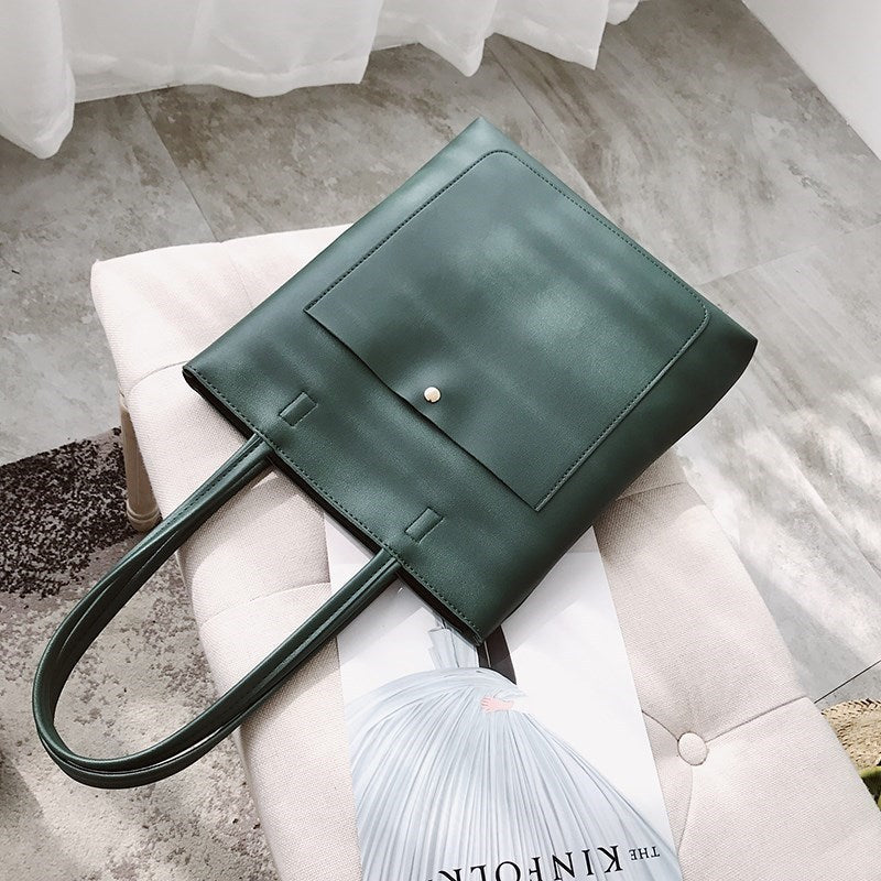 Elegant Leather Handbag Kalsten