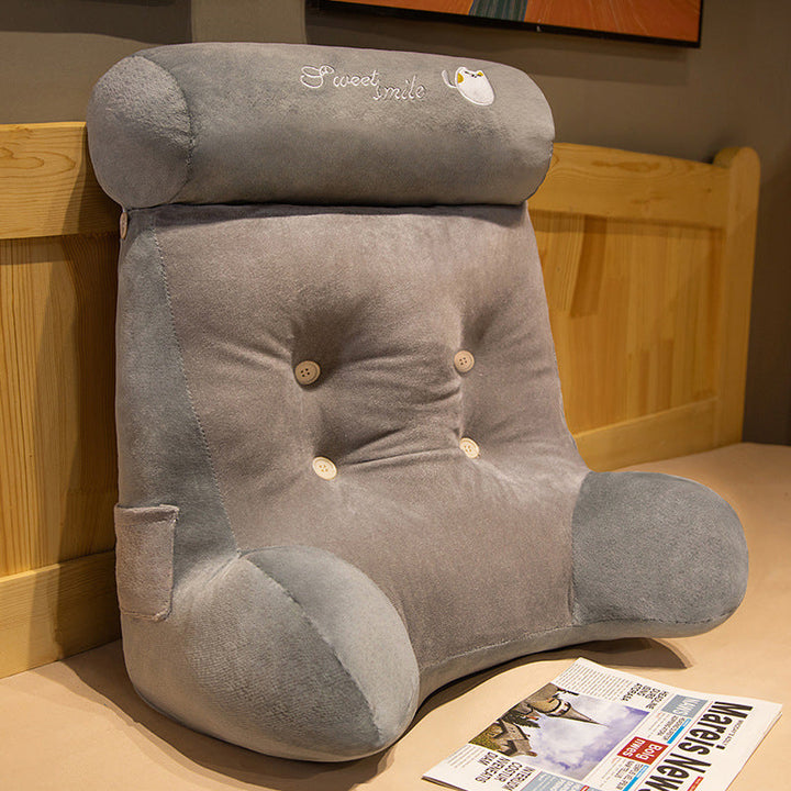 Ergonomic back support pillow with pockets Kalsten