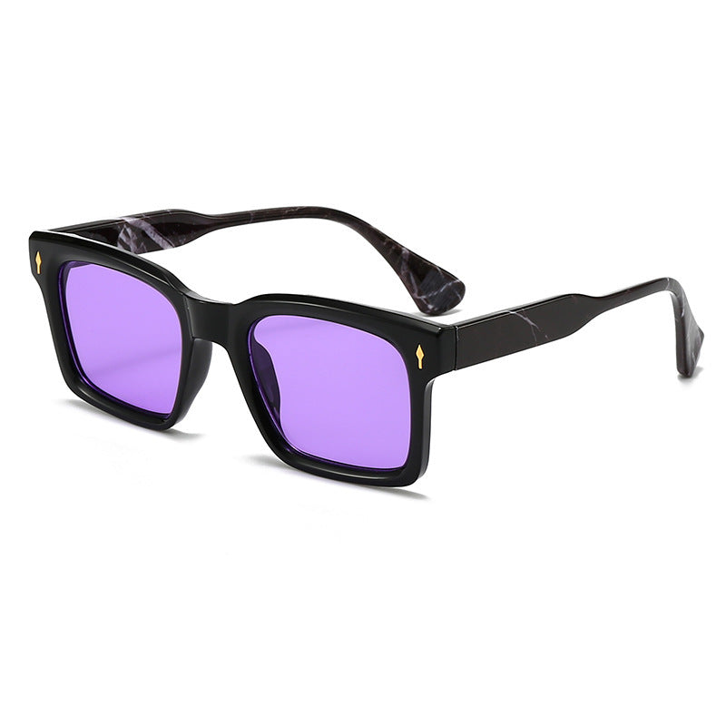 Ladies Rectangular Sunglasses in Elegant Tortoiseshell Design Kalsten