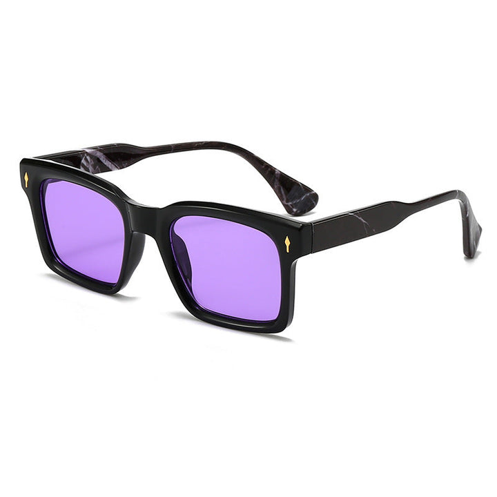 Ladies Rectangular Sunglasses in Elegant Tortoiseshell Design Kalsten