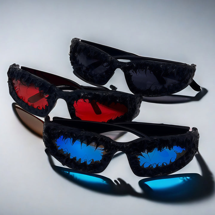 Ladies unique sports sunglasses in futuristic design Kalsten
