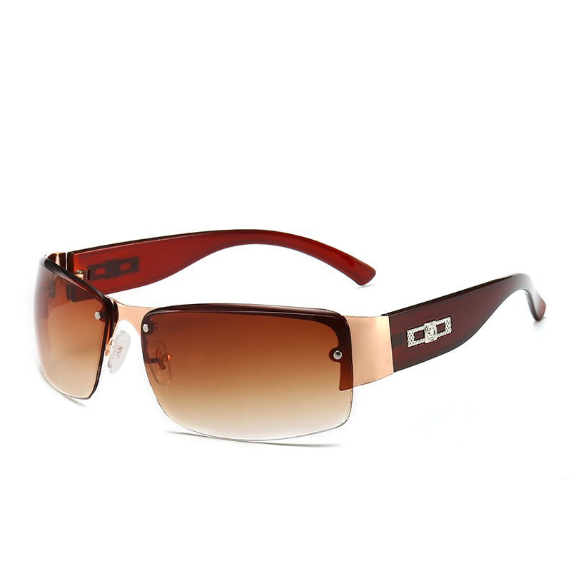 Ladies sporty sunglasses with wide frame and gradient lenses Kalsten