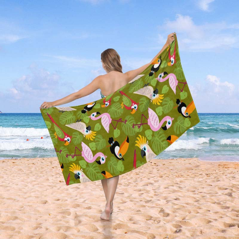 Beach blanket in exclusive mosaic design Kalsten