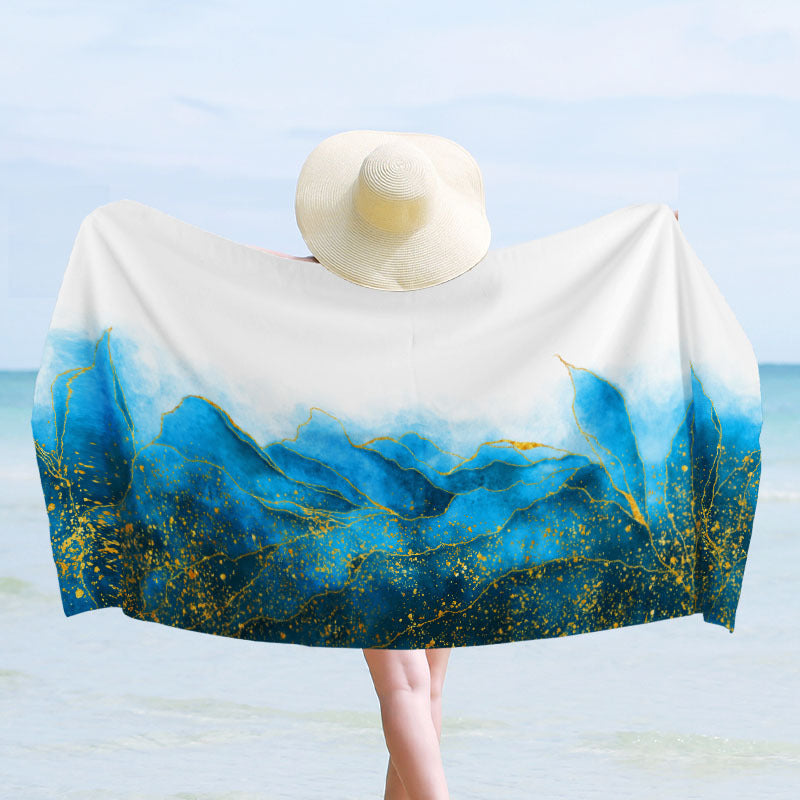 Beach towel with maritime design Kalsten