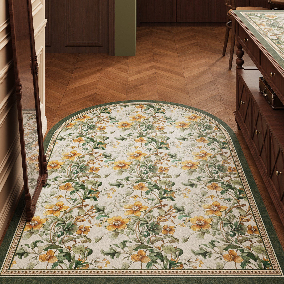 Decorative Floral Area Runner