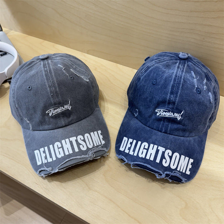 Men's Distressed Casual Cotton Cap Kalsten
