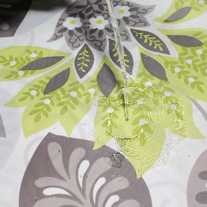 Women's Elegant Floral Shower Curtain Kalsten