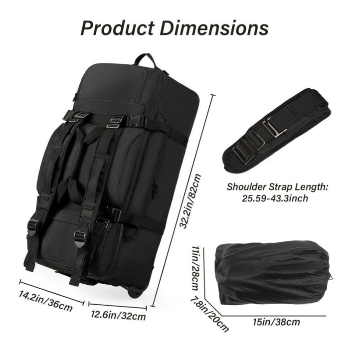 Multifunctional Travel Bag with Integrated Trolley System Kalsten