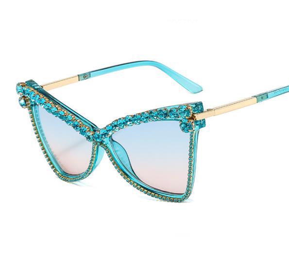 Ladies extravagant oversized sunglasses with gemstones Kalsten
