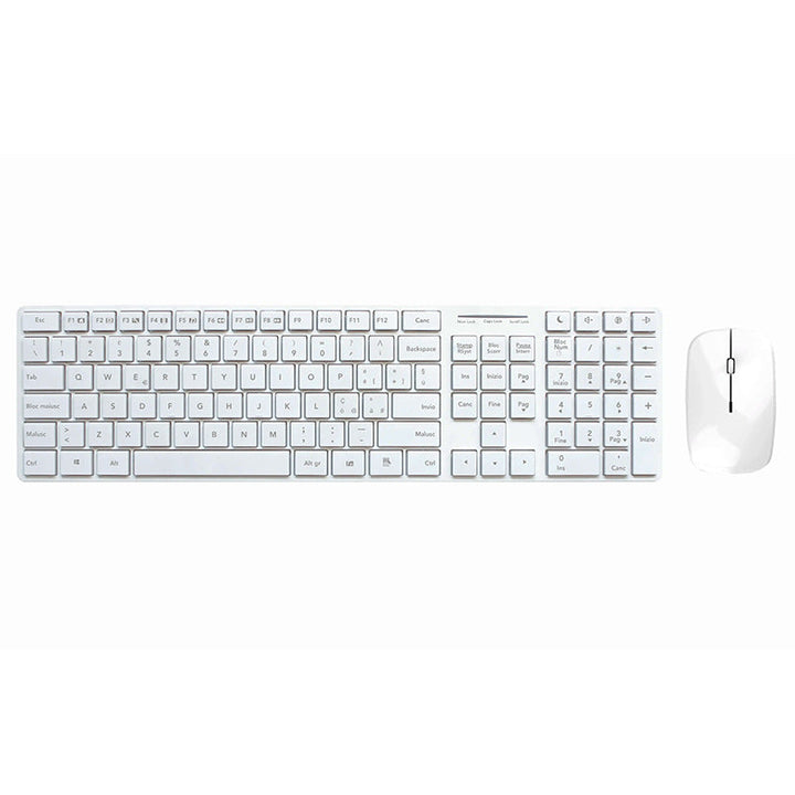 Elegant Wireless Keyboard and Mouse Set with Precision Control Kalsten