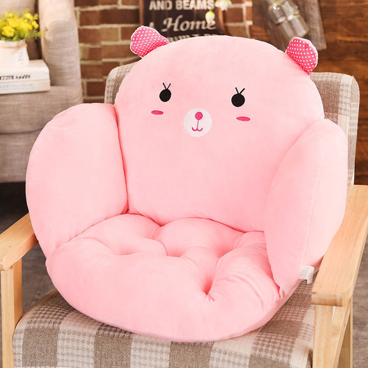 Plush seat cushion with cute bear motif Kalsten