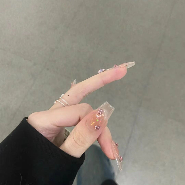 Decorative Floral Press-On Nails Kalsten