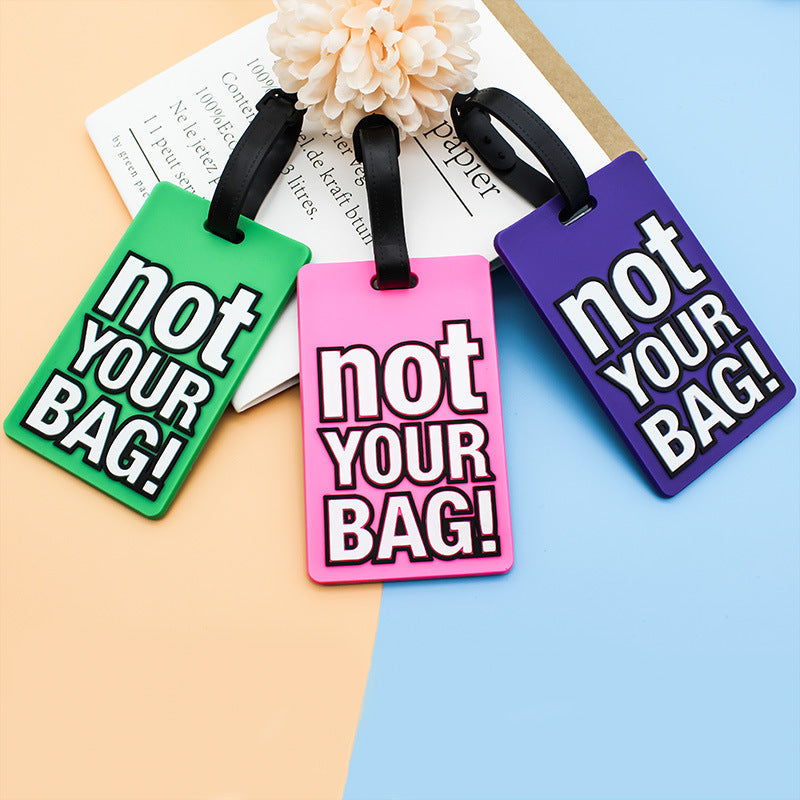 Unisex Luggage Tag with Eye-catching Message Kalsten