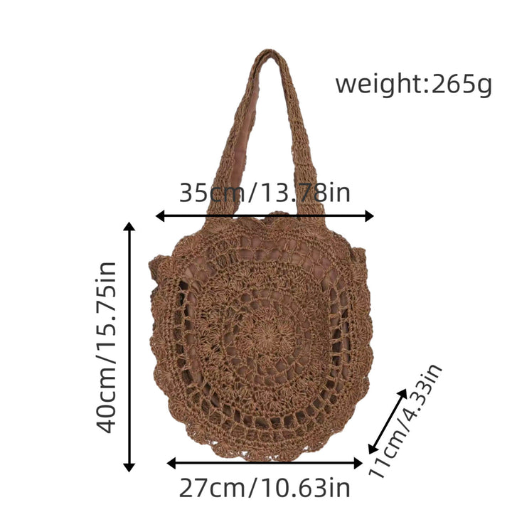 Crochet bag with nostalgic design Kalsten