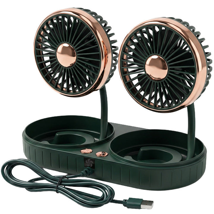 Double USB Desk Fan with Flexible Tilt Function Kalsten