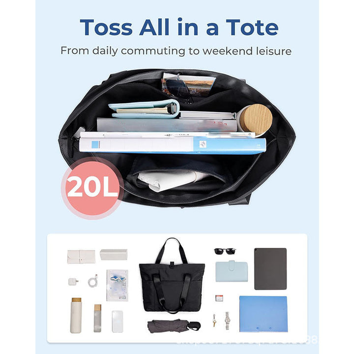 Multifunctional shopping bag with multiple outside pockets Kalsten