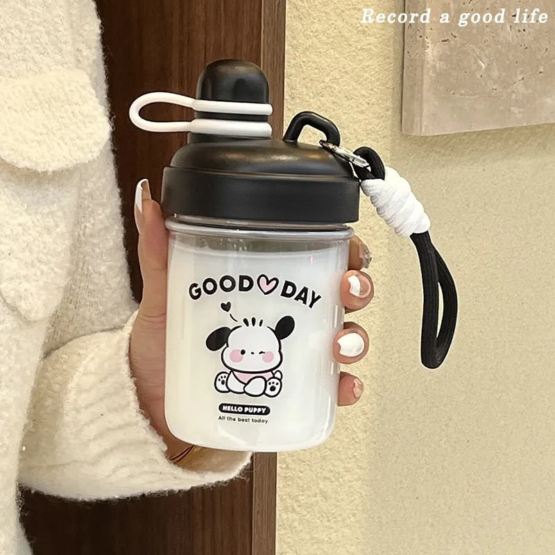 Women's Fun Drinking Bottle with Practical Carrying Strap Kalsten