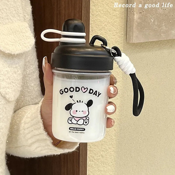 Women's Fun Drinking Bottle with Practical Carrying Strap Kalsten