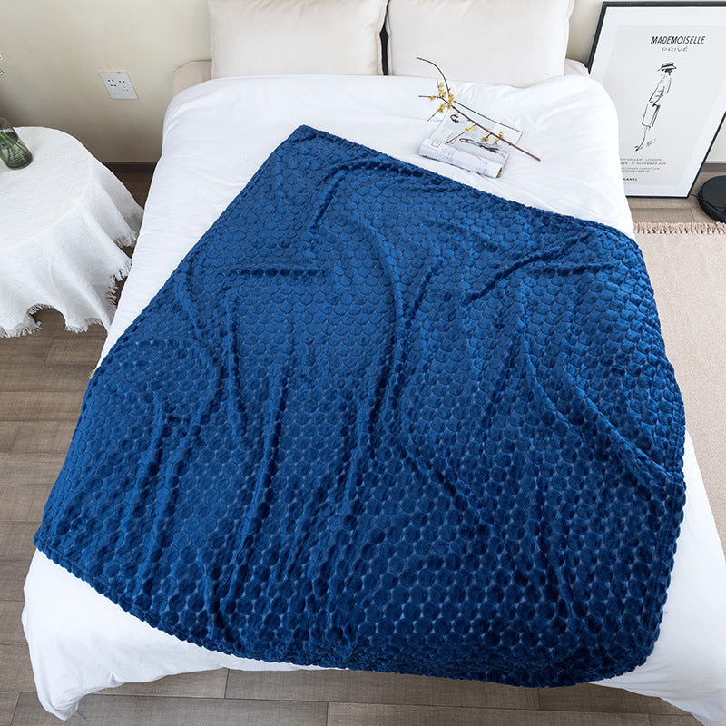 Women Luxurious Cozy Blanket with Textured Surface Kalsten