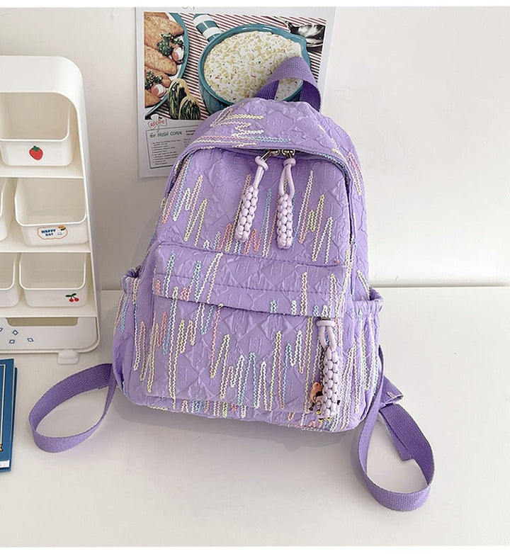 Trendy Textured Backpack Kalsten