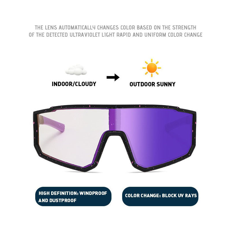 Unisex Sports Performance Sunglasses with Intelligent Light Change Kalsten