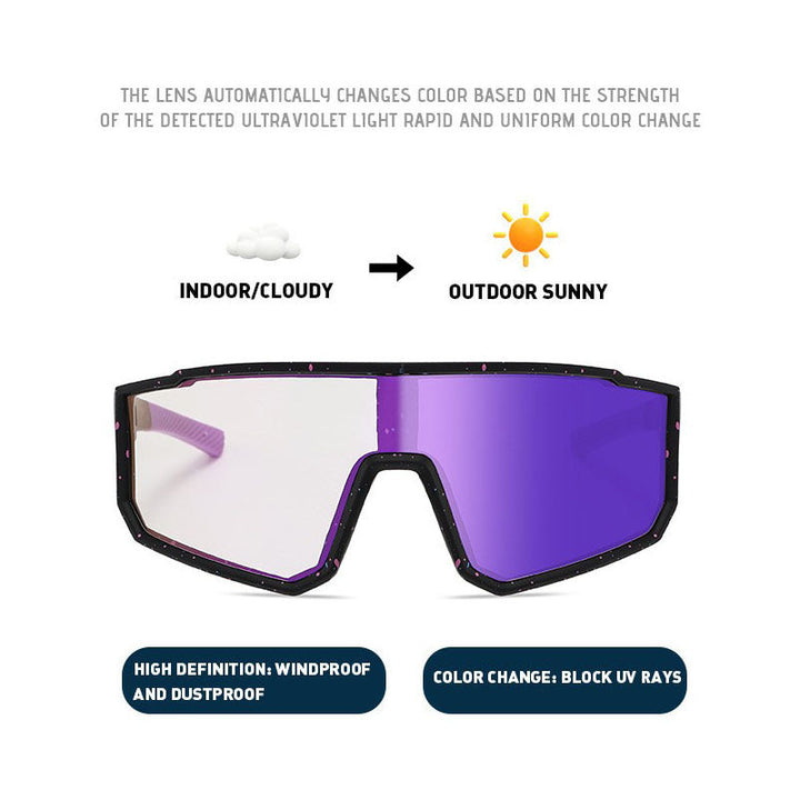 Unisex Sports Performance Sunglasses with Intelligent Light Change Kalsten