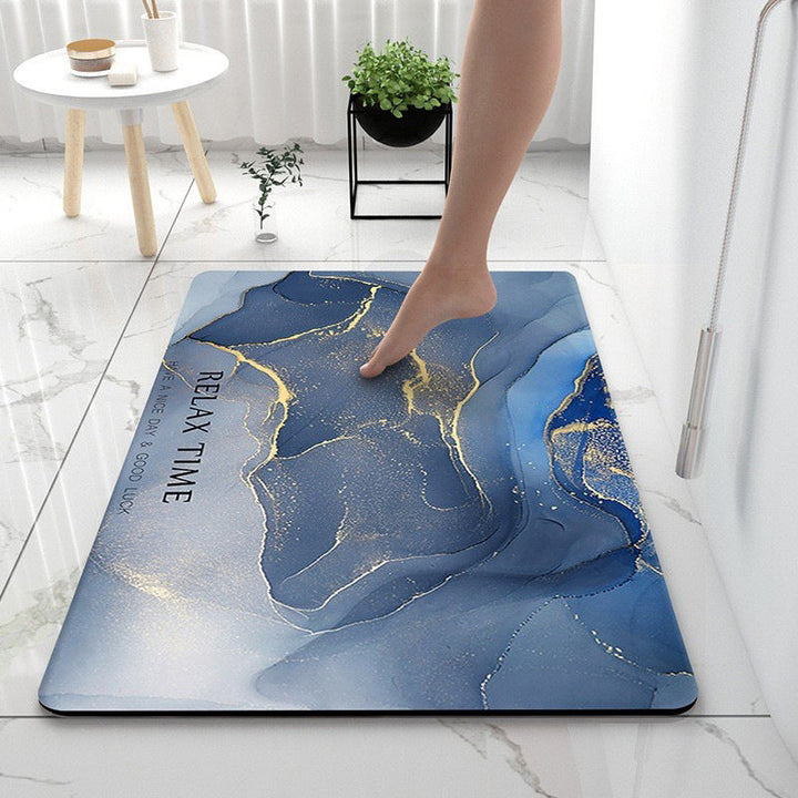Luxurious Marble Pattern Bath Mat Kalsten