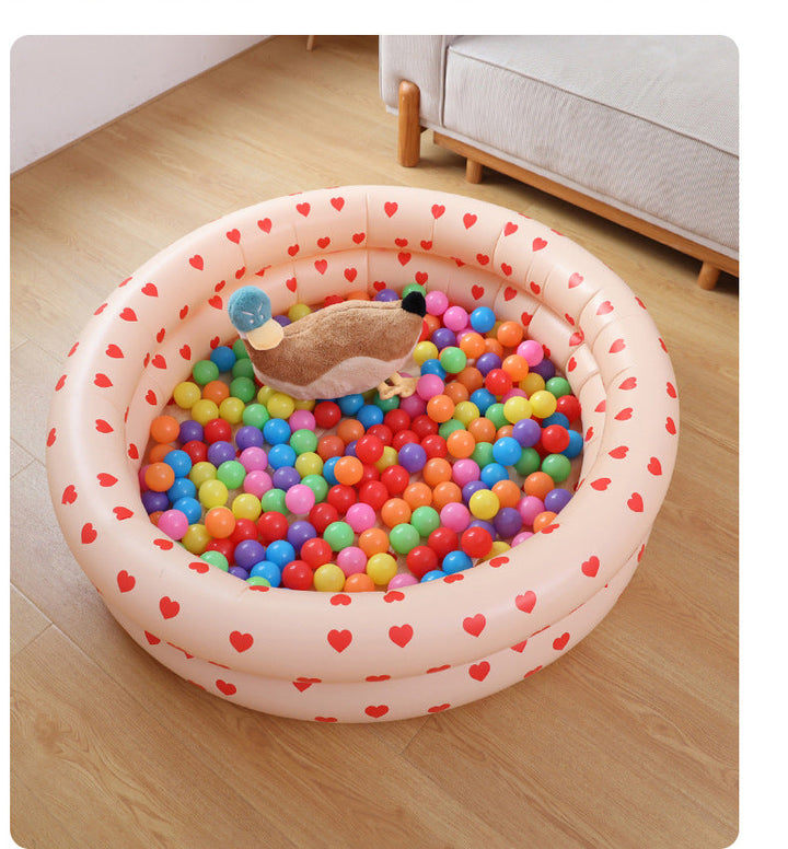 Women Inflatable Children's Swimming Pool with Fun Sea Motifs Kalsten