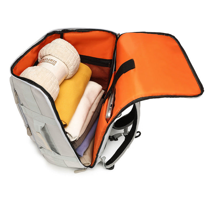 Multifunctional Travel Bag With Ergonomic Carrying Handles And An Innovative Compartment System Kalsten