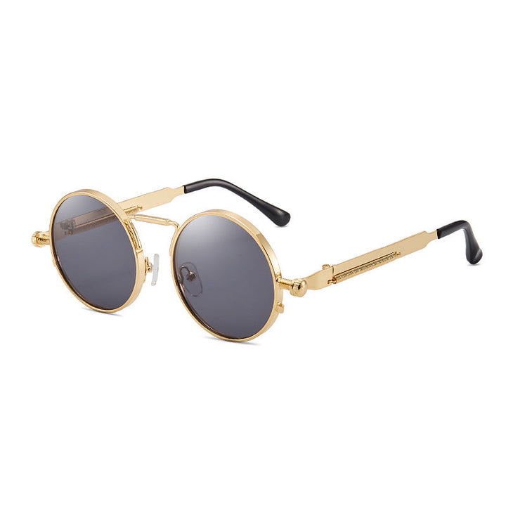 Women elegant round metal glasses Kalsten