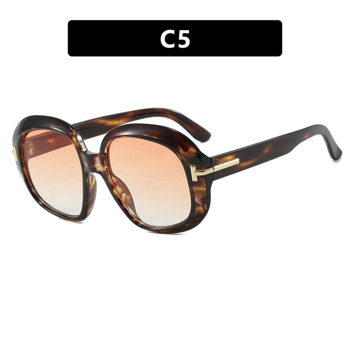 Women's oversized sunglasses with elegant frame structure and UV protection Kalsten