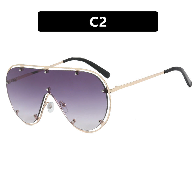 Women's fashionable oversized sunglasses in stylish retro design Kalsten