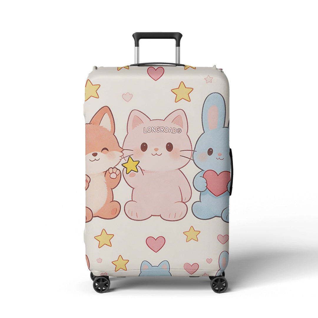 Women's suitcase cover with playful space design Kalsten
