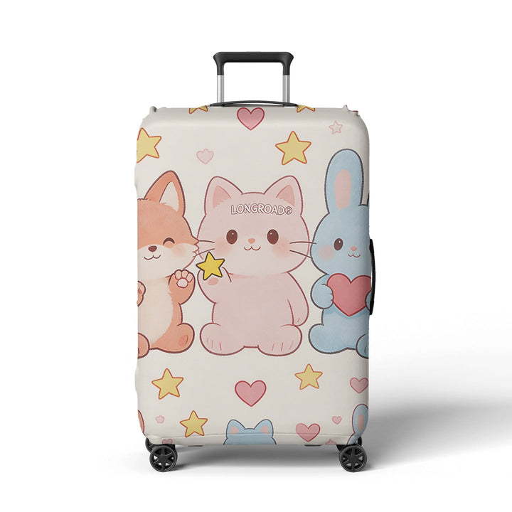 Women's suitcase cover with playful space design Kalsten