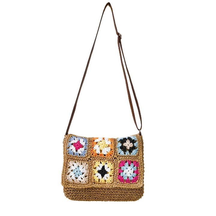 Comfortable shoulder bag with colorful hexagon pattern Kalsten