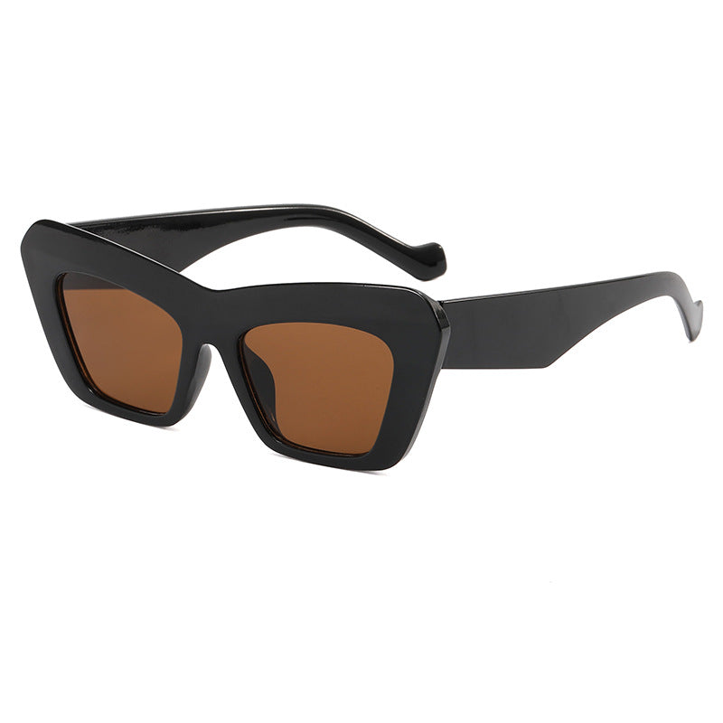 Women's fashionable oversized sunglasses with angular frame Kalsten