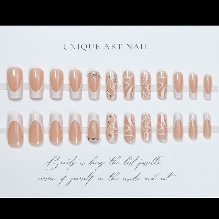 Artistic Gel Nail Tips Set Kalsten