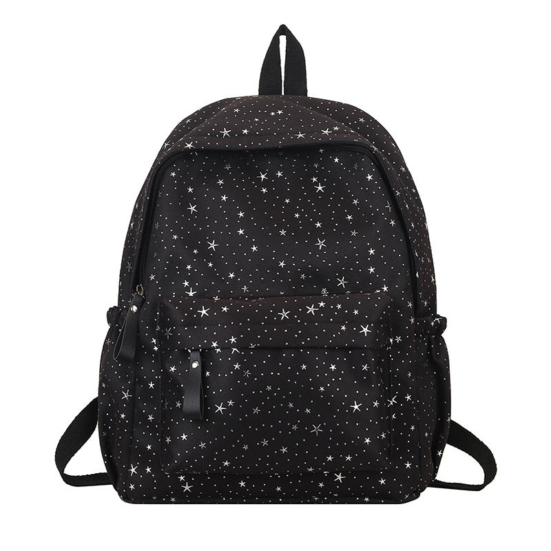 Girls' Star Patterned School Backpack Kalsten