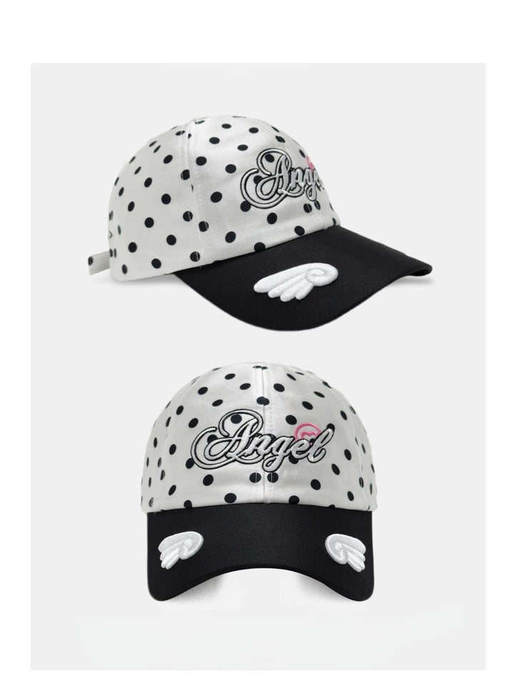 Women's Playful Polka Dot Embroidered Baseball Cap Kalsten