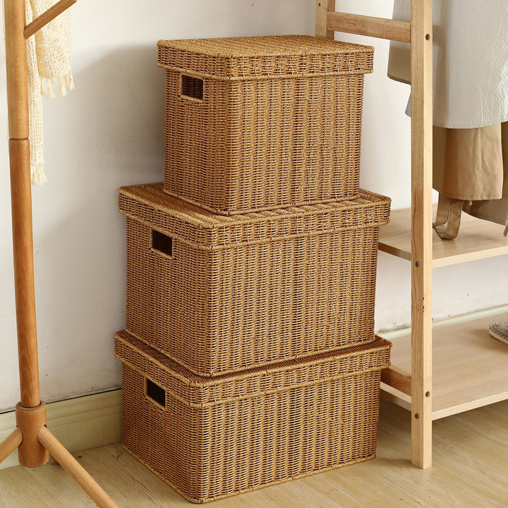 Handwoven Decorative Storage Chest Kalsten