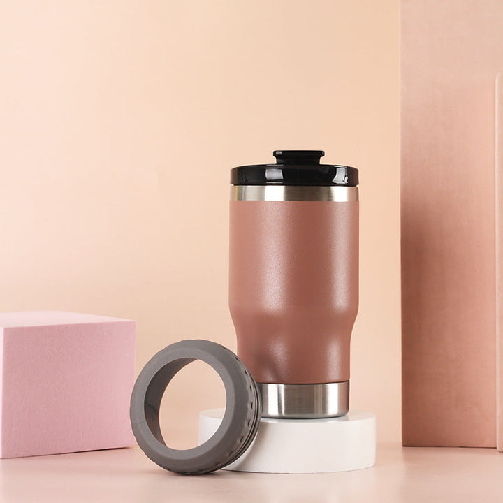 Women Insulated Travel Mug with Non-Slip Silicone Ring Kalsten