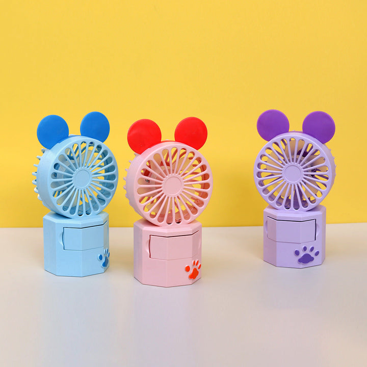 Unisex Portable Mini Fan with Animal Ears and USB Connection Kalsten
