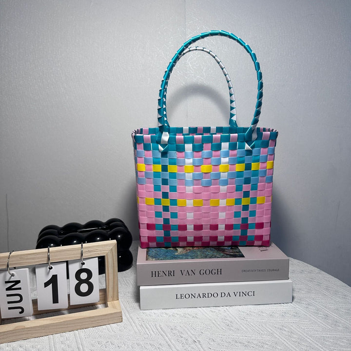 Braided handbag with sturdy handles Kalsten