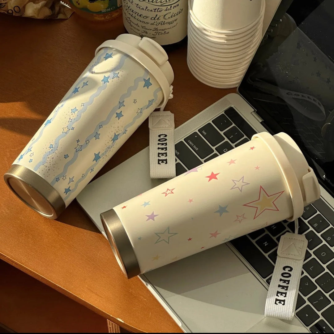 Women's insulated mug with practical carrying handle and charming Hello Kitty design Kalsten