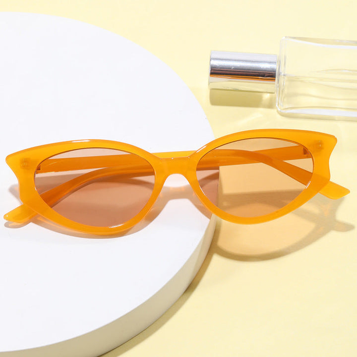 Women's Cat Eye Sunglasses with Transparent Frame Kalsten