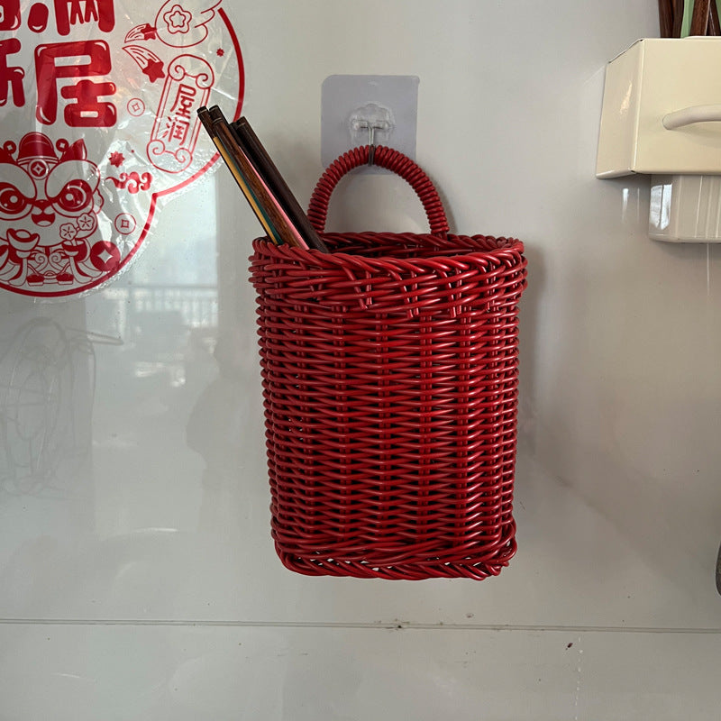 Unisex wall basket with practical hook Kalsten