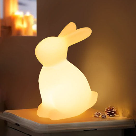 Contemporary Creative Rabbit PE LED Table Lamp for the Bedroom | Kalsten