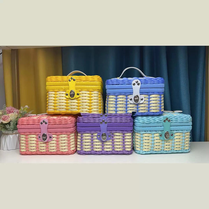 Women Robust Rattan Storage Box Kalsten